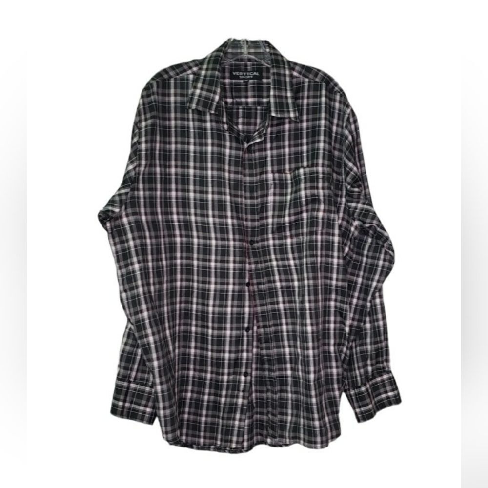 Vertical Sport Button-up Top